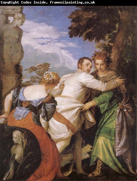 Paolo  Veronese Allegory of Vice and Virtue